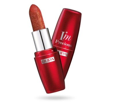 PUPA Milano I'm Precious Lippenstift 3,5 g - schimmernder Effekt - #001 rotes Juwel