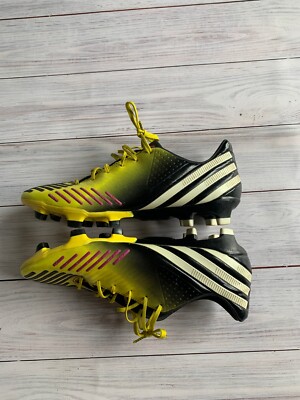 シューズ adidas Predator TRXAG Adidas Predator LZ TRX FG Football Boots Black Yellow Cleats