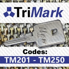 Trimark Lock Key for Camper RV Motorhome Cut to Code TM201 - TM250