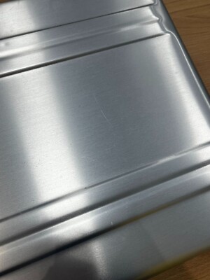 ZERO HALLIBURTON Silver Slime Attache Case aluminium MK7544