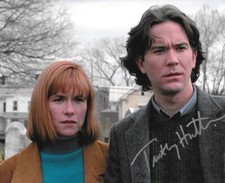 * TIMOTHY HUTTON * signed 8x10 photo * THE DARK HALF * COA * 1