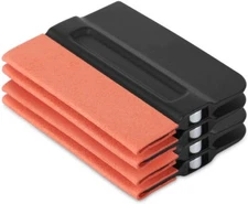 4X Carbon Fiber Film Vinyl Car Wrap Magnetic Squeegee Window Tint Magnet Scraper