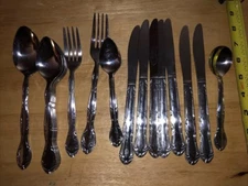 Stainless Steel Silverware Japan Set Of 22 Pieces