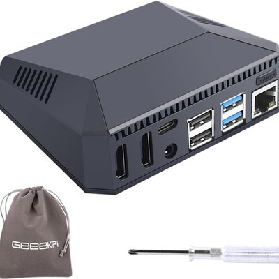 Argon One V2 Raspberry Pi 4 Aluminium Gehäuse Lüfter Kühlkörper und Power Button