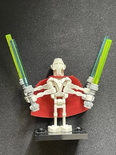 LEGO Star Wars General Grievous Minifigure  w/ Alt Cape & Extra Arms7255