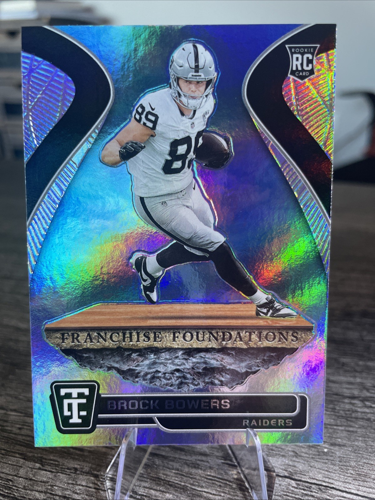 Brock Bowers Panini Totally Certified Franchise Foundations #14 Base