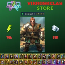 Raid Shadow Legends | Starter acc with Gnut : 76k energy / 23 Legendary heroes