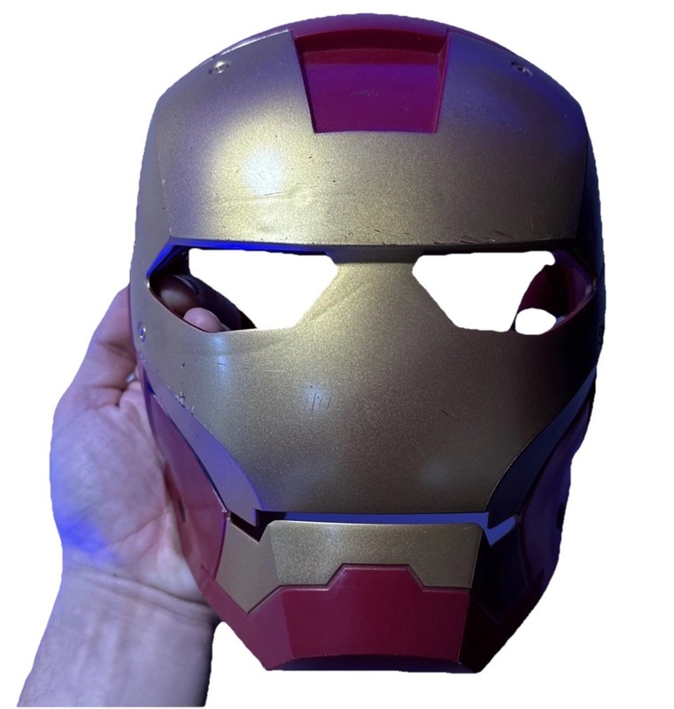 2007-08 Hasbro | Original Iron Man Mask | Halloween Costume Marvel Toy Helmet