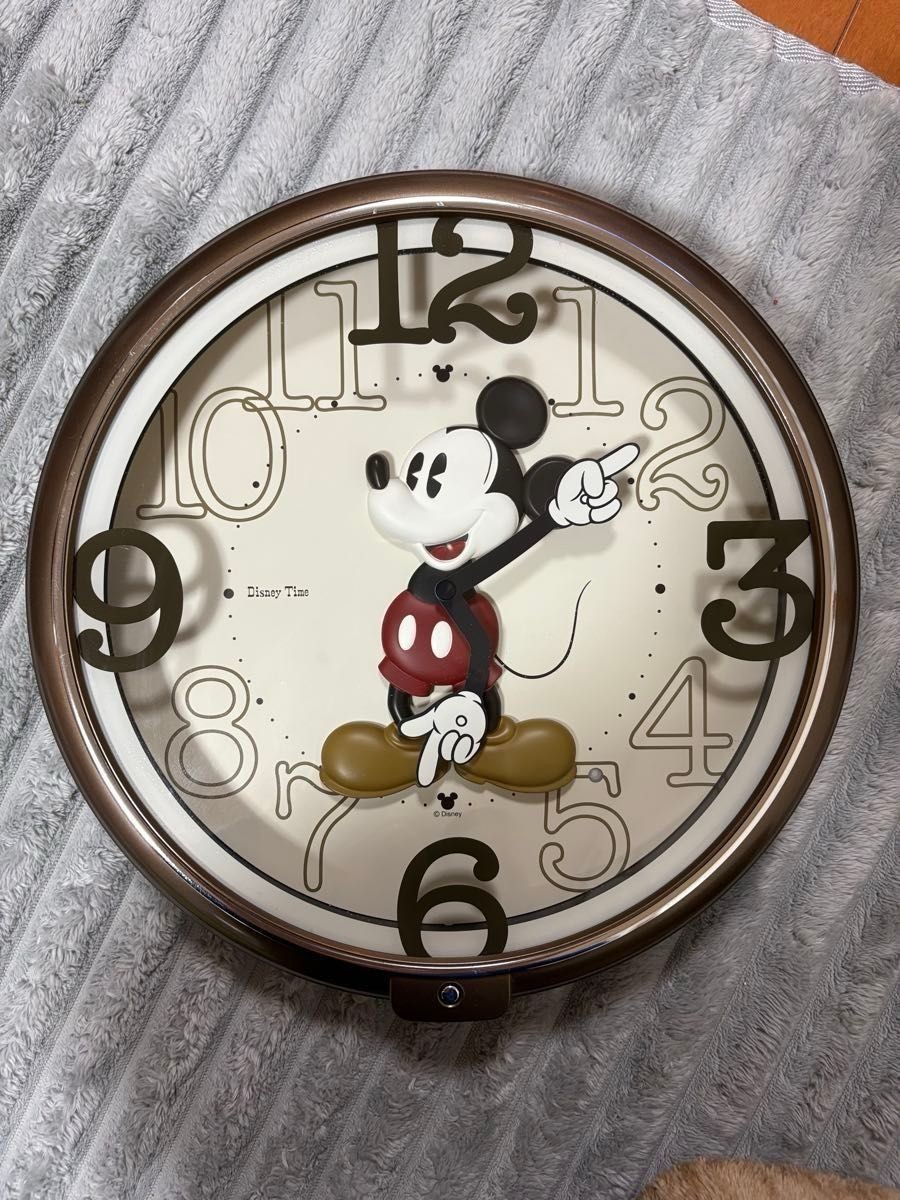 SEIKO Disney Mickey Mouse Wall Clock Metallic FW576B 6 songs