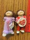 vintage 2 inch cabbage patch vinyl figurine dolls
