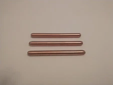 3 Ayurvedic Solid Copper Swabs Antimicrobial USA Approx 2.5"