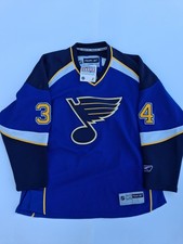 Manny Legace St Louis Blues Reebok CCM Jersey Mens Large Vintage Nhl 2007 Era