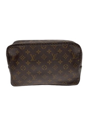 LOUIS VUITTON Truth Toilet 28 Monogram Canvas PVC BRW All Over Pattern From Japa