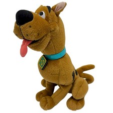 Vintage Nanco Scooby Doo Wind Up 10" Stiff Plush Hanna Barbera - RARE
