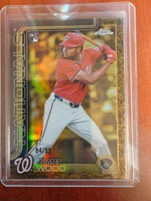 2025 TOPPS CHROME GILDED | #141 James Wood Base Gold RC 84/99