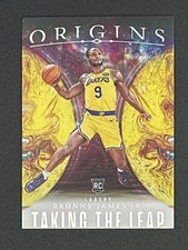 2024-25 Panini Origins #16 Bronny James Jr. Taking the Leap