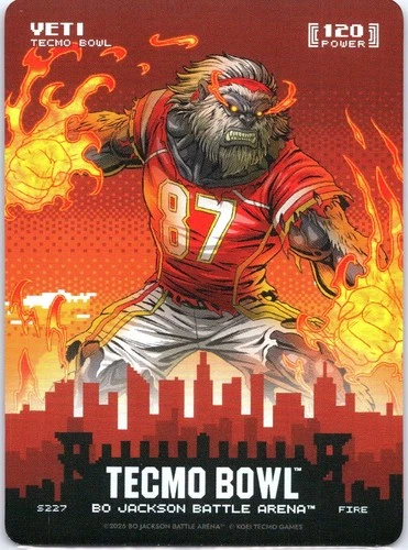 Bo Jackson Battle Arena Tecmo Bowl Yeti Fire Skyline Travis Kelce S227