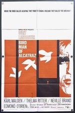 Bird Man of Alcatraz (1962) Original 1SH Movie Poster – Fine **Burt Lancaster**