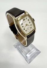 Vintage Antique Art Deco BUREN Swiss Mens Wrist Watch (WORKING) Manual Wind Up