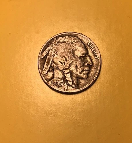 1935-P Buffalo Nickel SEE PHOTOS FOR CONDITION (FREE SHIPPING)