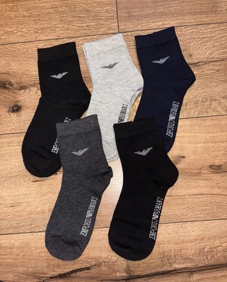 EMPORIO ARMANI Armani Men's 5-Pack Ankle Socks 6-10