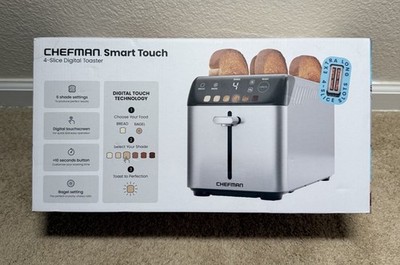 Toaster Chefman | Smart Touch 4-Slice Digital Toaster | New in Box