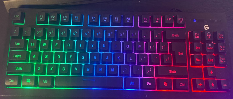 Redragon K556 RGB Mechanical Gaming Keyboard - Black