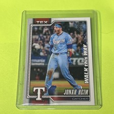 2026 Topps Celebration JONAH HEIM Walk This Way SSP Case Hit #78 Rangers 🔥