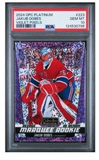 2024-25 O-Pee-Chee OPC Platinum #223 JAKUB DOBES VIOLET PIXELS/299 PSA 10