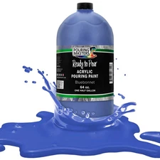 Pouring Masters Bluebonnet 64-Ounce Bottle Water-Based Acrylic Pouring Paint