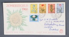 MayfairStamps Netherlands FDC 1960 Summer Flower Stamps combo First Day Cover aa