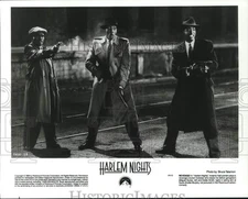 1989 Press Photo Arsenio Hall, Miguel Nunez & Eddie Smith in "Harlem Nights."