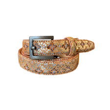 VMP Gürtel Cognac 90 cm Unisex Echtleder Italien Handarbeit UVP 89,90 €