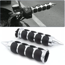 Motorcycle 1" Handlbar End Hand Grips For Harley Sportster Dyna  Softail Touring