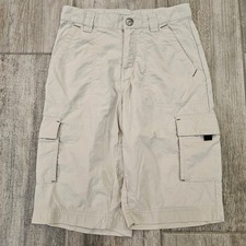 Columbia Cargo Shorts Boys Size 4/5 Khaki Outdoor Utility Hiking Summer Basics