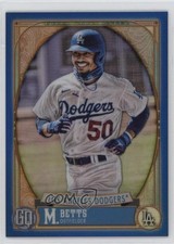 2021 Topps Gypsy Queen Box Topper Chrome Blue Refractor 87/99 Mookie Betts 0c6