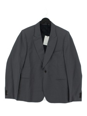 Paul Smith Herren Blazer Brustumfang: 42 in Grau Wolle Neu Mit Etikett
