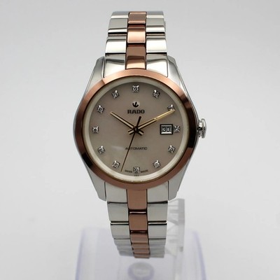 Rado Hyperchrome Steel Ceramic MOP Diamond Dial Automatic Ladies Watch R32087902
