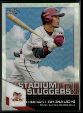 2021 Topps Chrome NPB #SL12 Hiroaki Shimauchi Stadium Sluggers