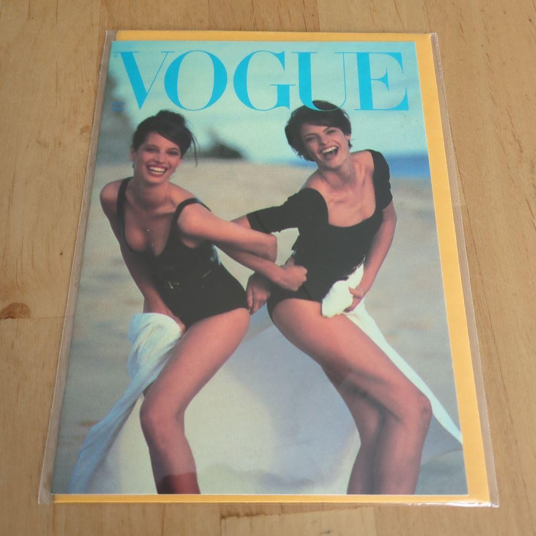 Vogue Supermodel Linda Evangelista Christy Turlington Collectible Un