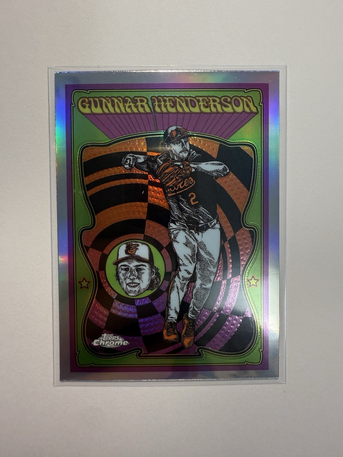 2025 Topps Chrome Gunnar Henderson Ultra Violet All-Stars SSP #UV-5 Orioles