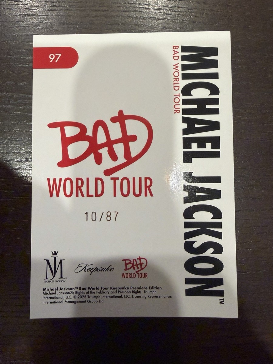 Michael jackson Keepsake Cards Numbered | eBay