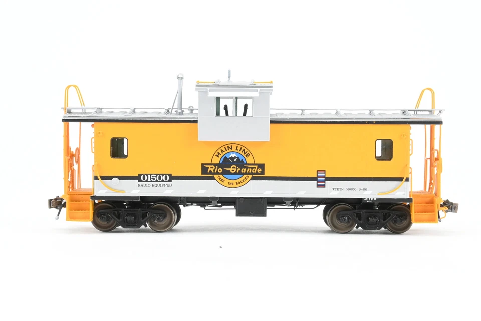 HO Brass OMI Overland Models D&RGW Denver & Rio Grande Wide Vision Caboose FP - Image 3 of 4