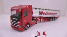 Herpa 1:87 - Scania CS ND Chromtank-Sattelzug "Spedition Wedemeyer" - D1F