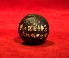 SCARCE CIVIL WAR GRAPE SHOT / FOUND GETTYSBURG PICKETT'S CHARGE / SPRUE & SEAM
