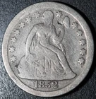 1852-P SEATED LIBERTY DIME