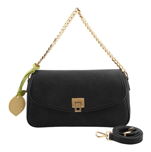 Seidenfelt Manufaktur Nibe Crossbody Bag UmhäNgetasche Tasche Black-image