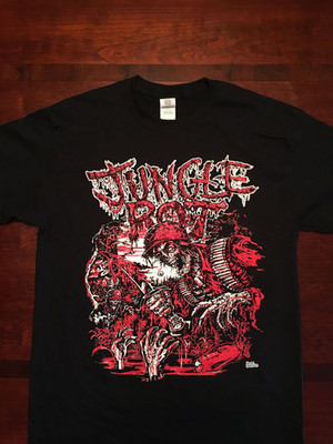 Vintage Jungle Rot Slaughter T-shirt Tour Concert S-5XL BL473