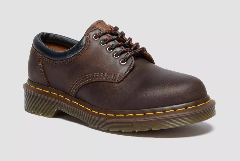 Dr Martens 5 eyelet 8053 Lace-Up Shoes Dark Brown Crazy Horse