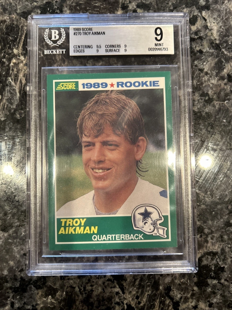 Troy Aikman Football SCORE Sports Trading Cards for sale | eBay